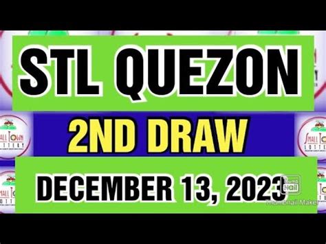 stl quezon result today 2023 2nd draw live